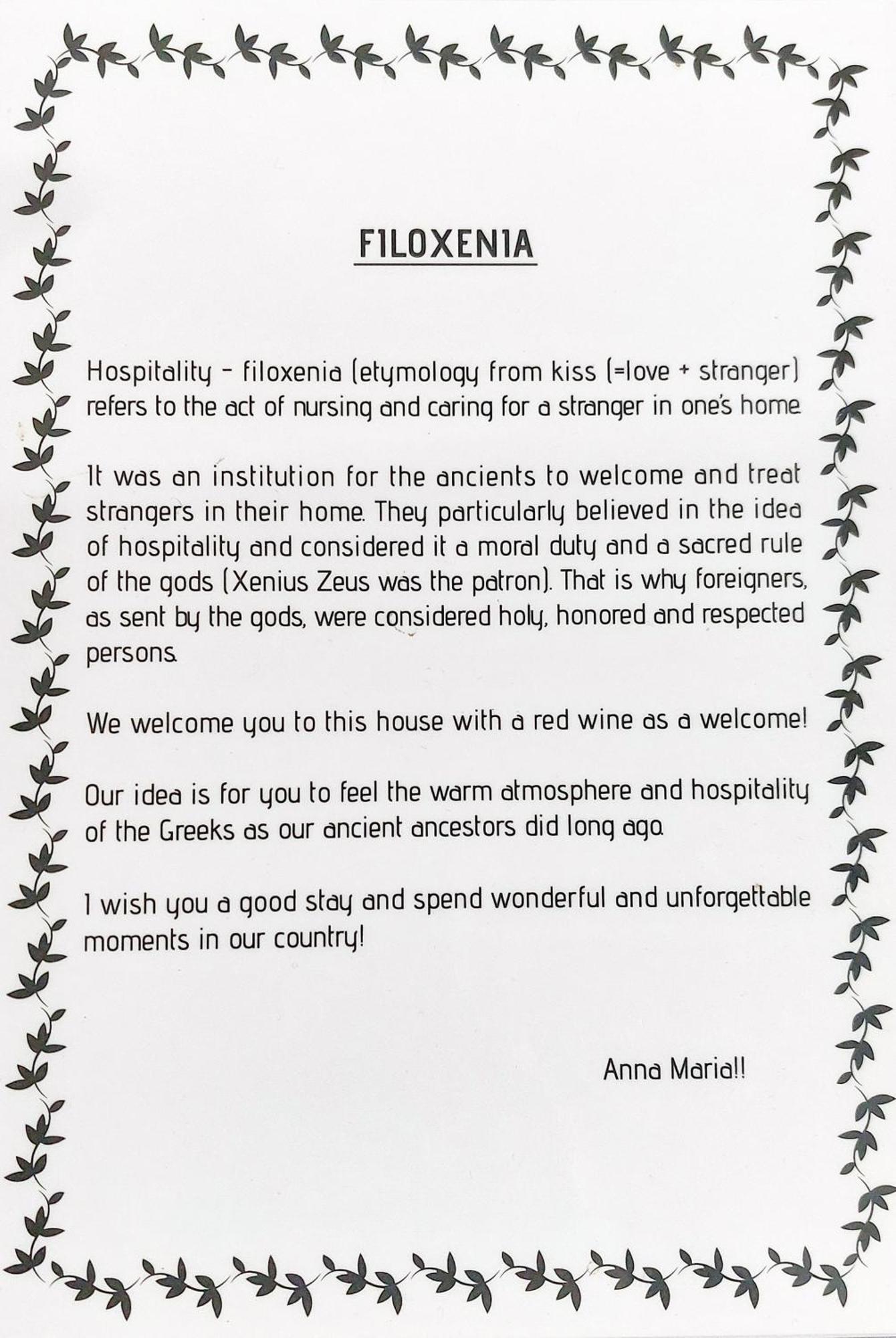 Anna Maria Greek Filoxenia Apartment Pireus Exteriér fotografie